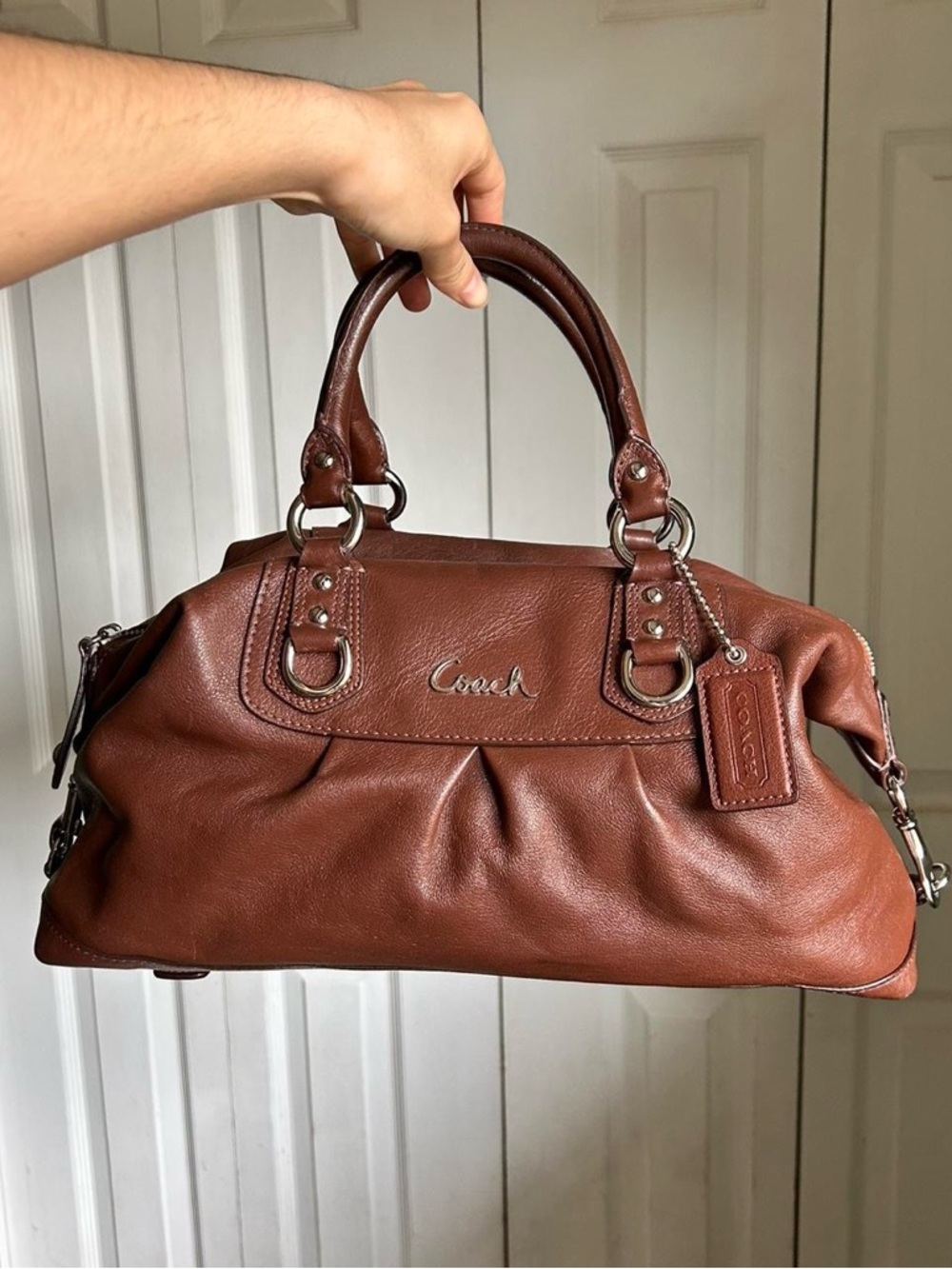 Coach Brown Leather Satchel